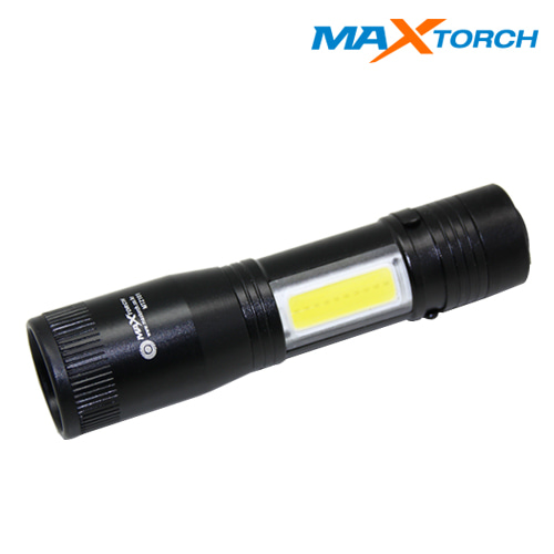맥스토치 MTZ 101 COB 미니 LED 후레쉬 줌랜턴 손전등